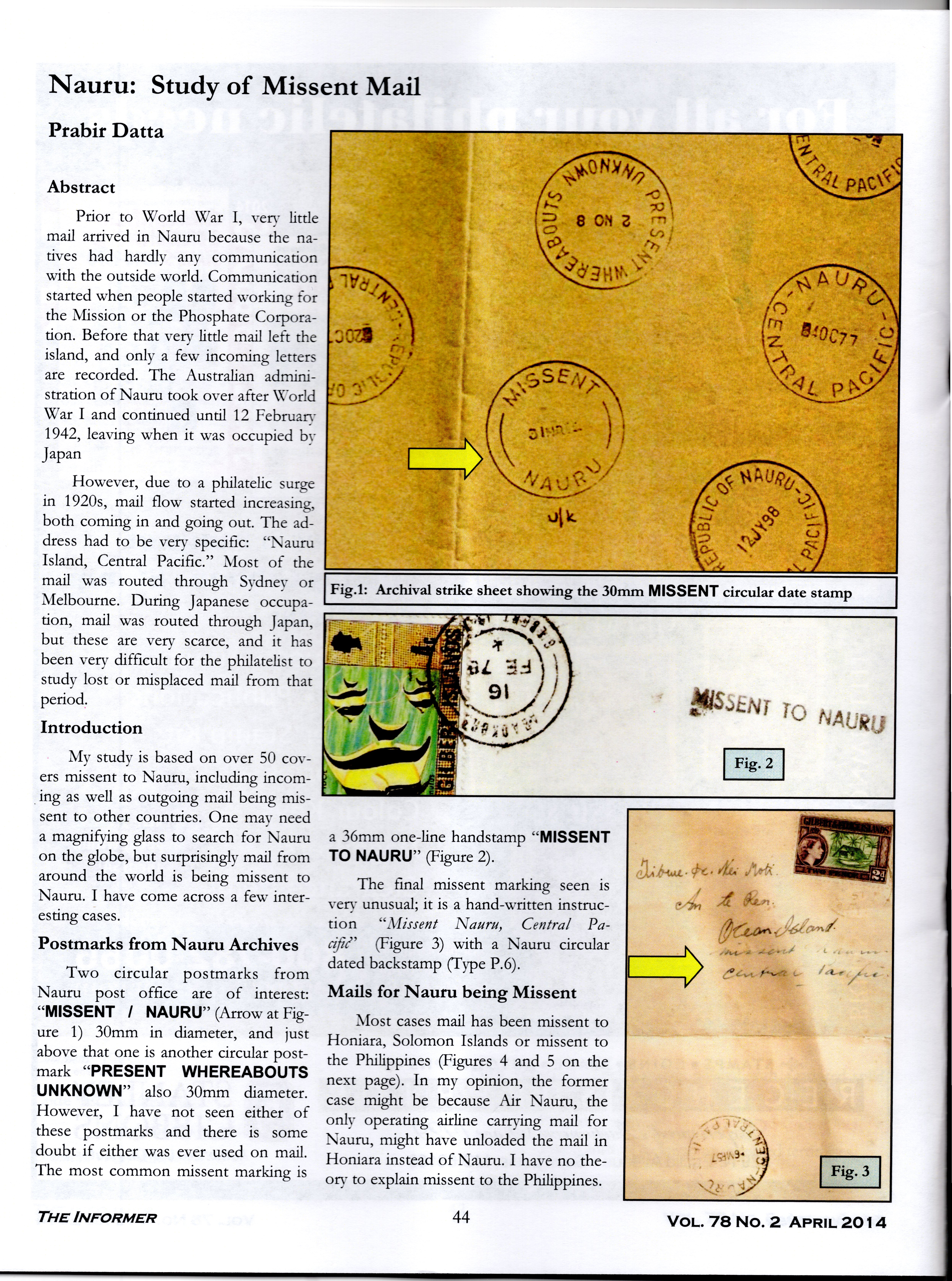 Page 44 of Nauru: Study of Missent Mail