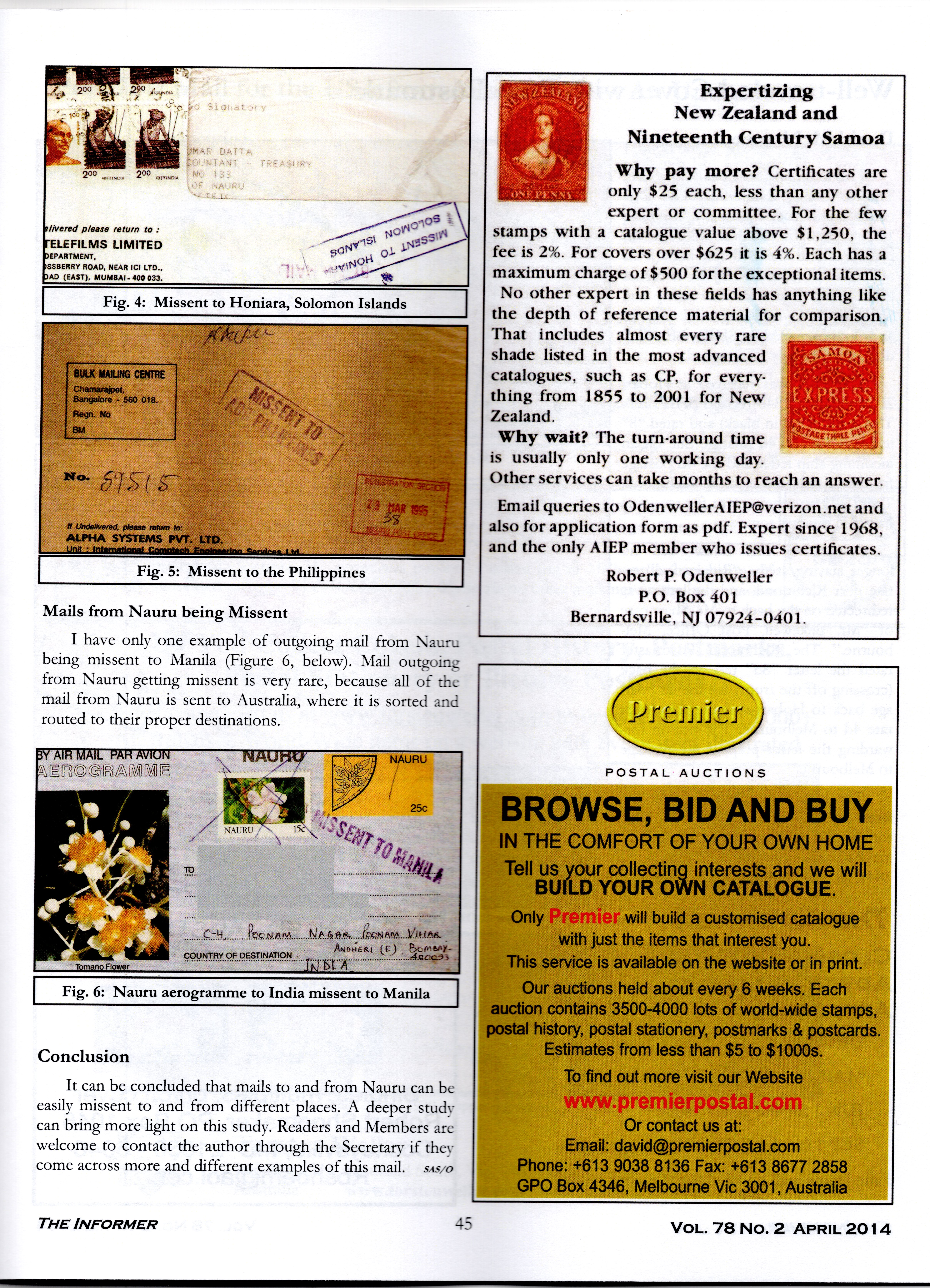 Page 45 of Nauru: Study of Missent Mail